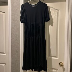 ZARA TIERED DRESS SZ M